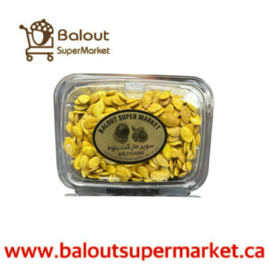 Roasted saffron pumpkin seeds